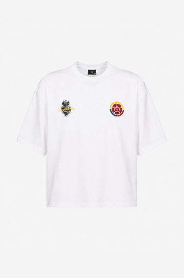 Colombia World Cup White T-Shirt - Culturewise