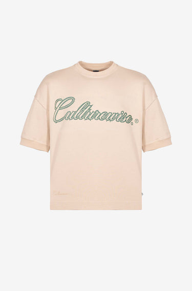 Cursive weed logo Classic Tshirt Camel Culturewise