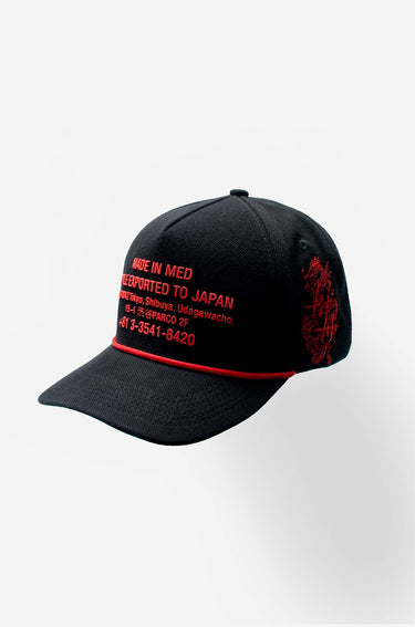Japan Cap Black Red — Culturewise