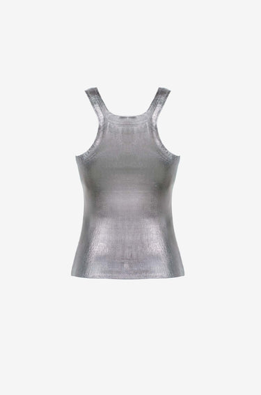 Gray Chrome Tank Top