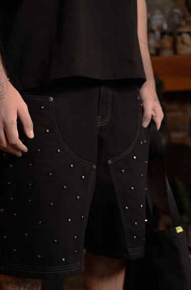 Black Denim Short