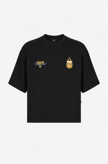 Argentina World Cup Black T-Shirt - Culturewise