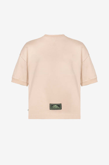 Cursive weed logo Classic Tshirt Camel