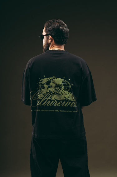 Worldwide culturewise Black & green T-shirt