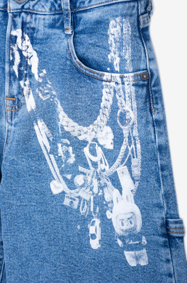 Jorts Charms Light Blue