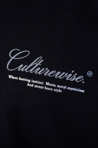 Reflective Chrome Logo Tee Black