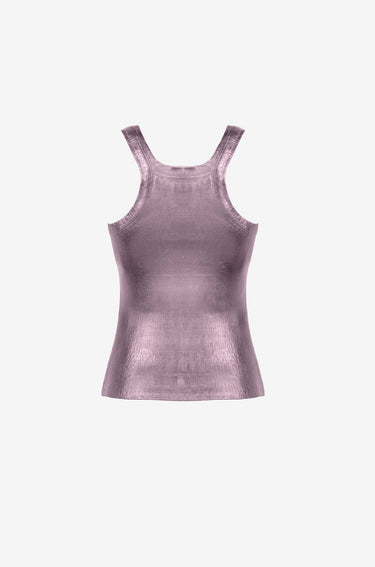 Pink Chrome Tank Top